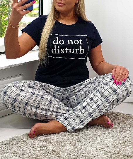 Piżama Damska Do Not Disturb
